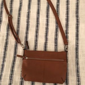 Brown crossbody purse